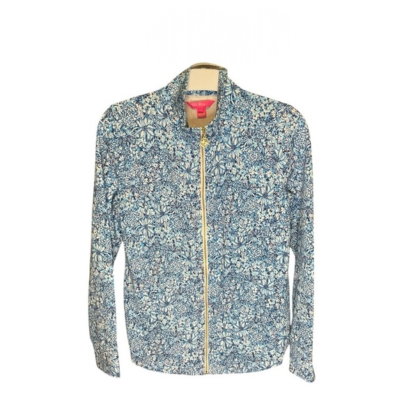 Lilly Pulitzer Leona Zip Up Jacket S - Picture 1 of 2